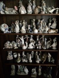 Sizable Lladro Collection