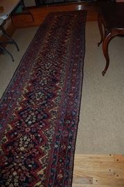 Long oriental carpet runner, Belgium
