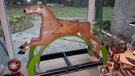 Antique Folk Art Rocker Chair