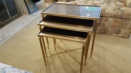 Brass Nesting Tables