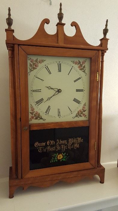 Antique Case Steeple Clock