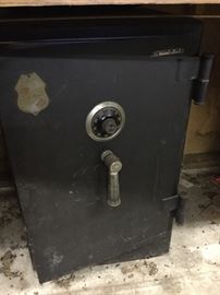 Iron safe with combination