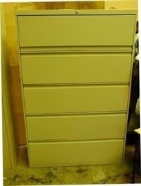 5 drawer lateral filing cabinet
