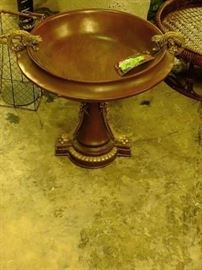 bowl on pedestal