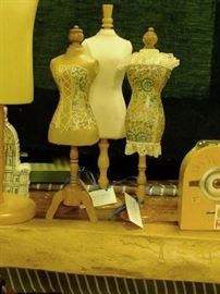 small decorative dress forms