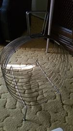 mid century metal rack