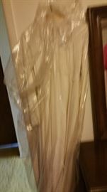 Wedding dress.  Sorry for the blurry picture, must have been a shotgun wedding