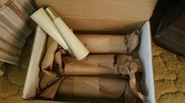 Mid century new old stock table legs, fun stuff like this throughout house