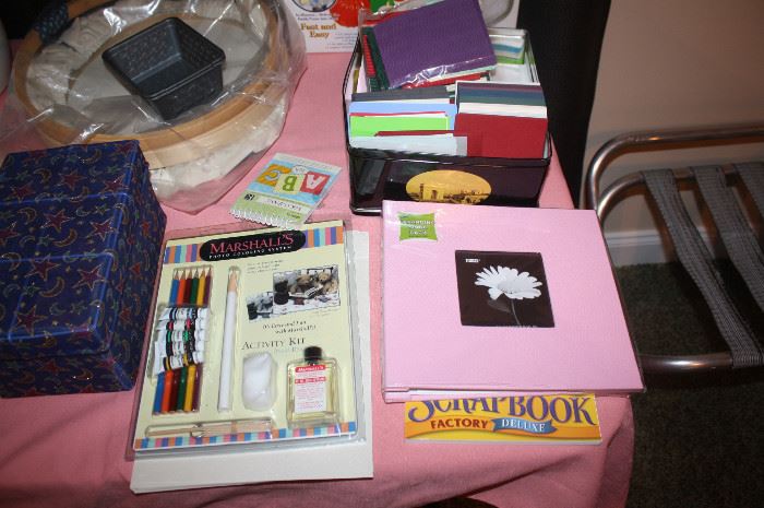 Scrap book supplies and lots of them