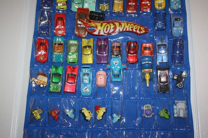 CARS, the movie , cars and some Hot Wheels 