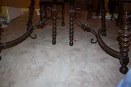 Another view of the dining room table