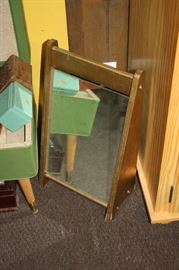 Mirror from shoe store