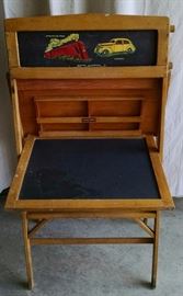 1940's child's foldout desk 