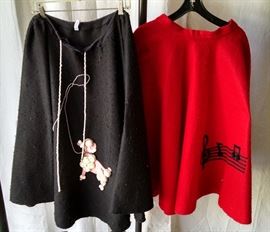 vintage poodle skirts
