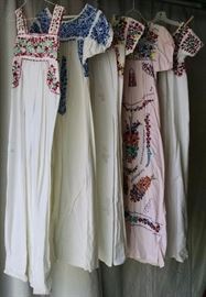 collection of vintage authentic Hawaiian dresses