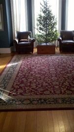9x12' area rug free of stains and from a pet-free home