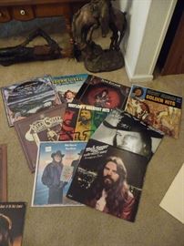 MORE LP records = Willie and Waylon  , Seger and  others