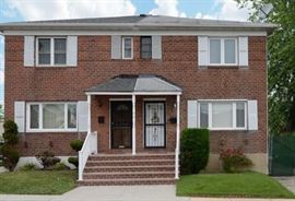 House unit on the right (white door).