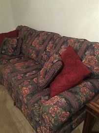 Floral couch