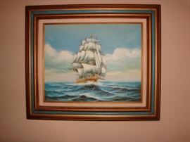 SEASCAPE - OIL ON CANVAS