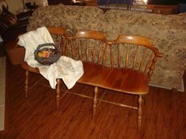 TRIPLE BENCH - SOLID MAPLE