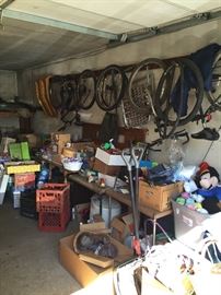 Garage is packed