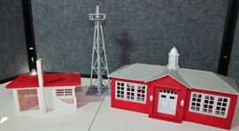 Plasticville TV station & school