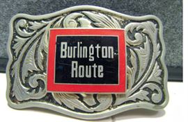 Burlington Route belt buckle
