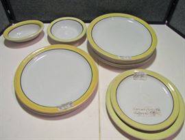 1960 Canadian National R.R. "Duraline" dining car plates