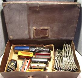 1950's Marx Toy Train set. NOTE:  there are two of these set on this auction.