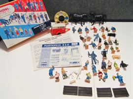 plasticville people & animals