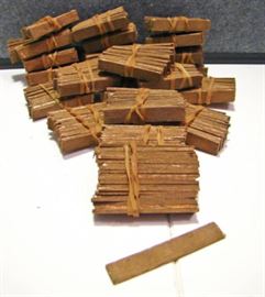 hand made wooden RR ties