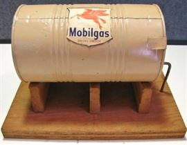 hand made Mobil gas tank, 1950's
