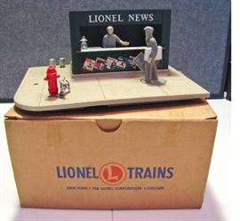 Vintage Lionel No.128 Animated Newsstand w/Original Box