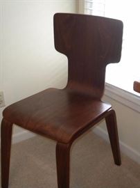 MCM/Danish wood chairs/2 only