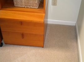 Danish Modern Solid Teak Entertainment Center. Made in Denmark New over $5000.00