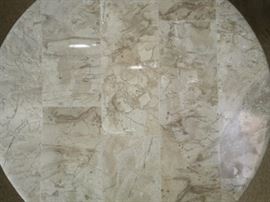 Glass top three piece base coffee table