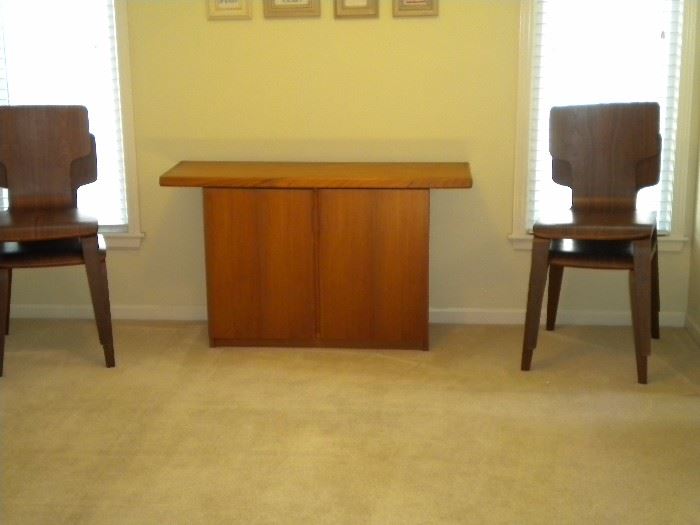 Domino Mobler Denmark Teak -Danish modern server/buffet....please note only 2 chairs available for sale