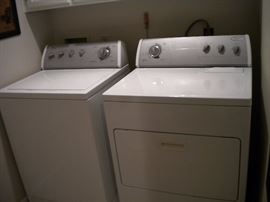 Whirlpool washer and dryer