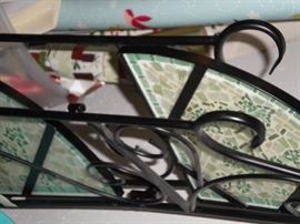 Corner tile plant stand