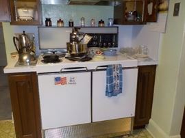 Vintage stove and mixer