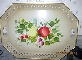 HAND PTD $30  ALSO LARGE TEAPOT COLLECTION