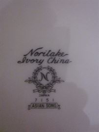 Noritake Ivory China, Asian Song