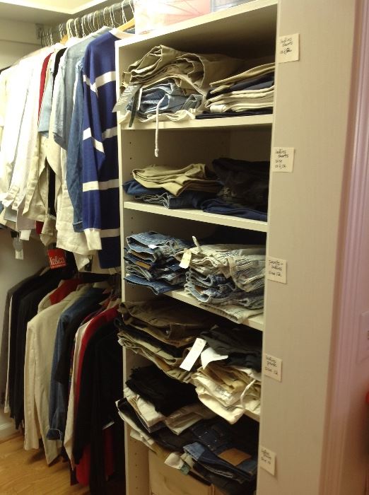 organized closets!