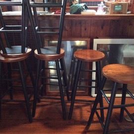 BAR STOOLS FROM THE RICHIE FAMILY 14FT BAR