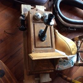 Antique Kellogg phone all insides and did work
