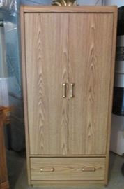 Wardrobe for clothing storage