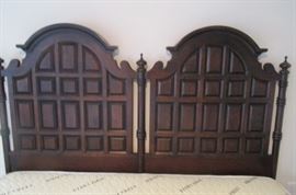 King Size Drexel Heritage bed.  Bed, dresser, mattress and box springs are sold together.  A tall chest and bedside tables are also available.