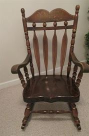 Rock out in this solid, heavy duty rocker