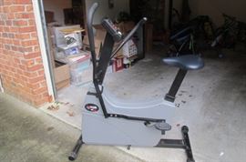 Older model exercise bike but still works your heart.